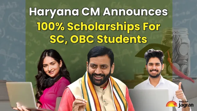 haryana-cm-saini-announces-100-scholarship-for-sc-obc-students-studying-in-govt-medical-and-engineering-colleges-nationwide